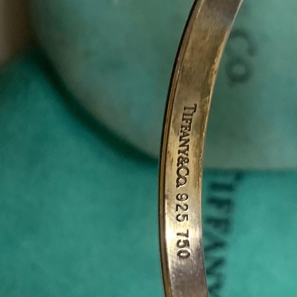 Tiffany & Co Bangle Bracelet and Ring - Picture 11 of 12